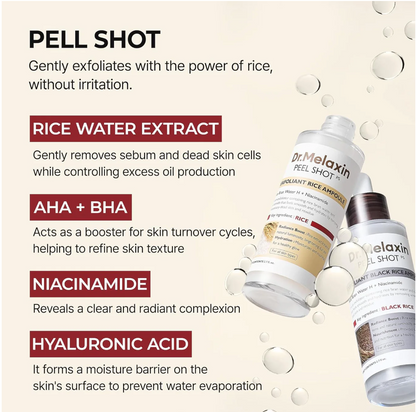 Dr. Melaxin Peel Shot Set(White + Black)