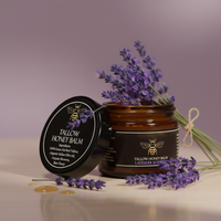 Bálsamo de sebo de res orgánica alimentada con pasto